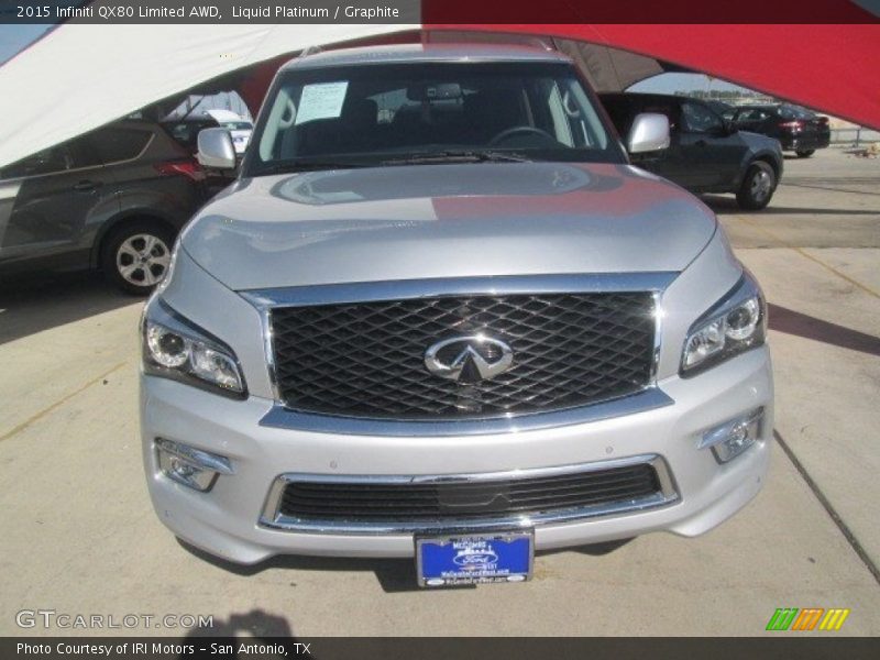 Liquid Platinum / Graphite 2015 Infiniti QX80 Limited AWD