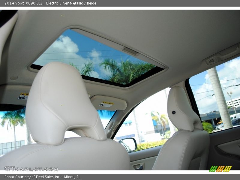 Electric Silver Metallic / Beige 2014 Volvo XC90 3.2