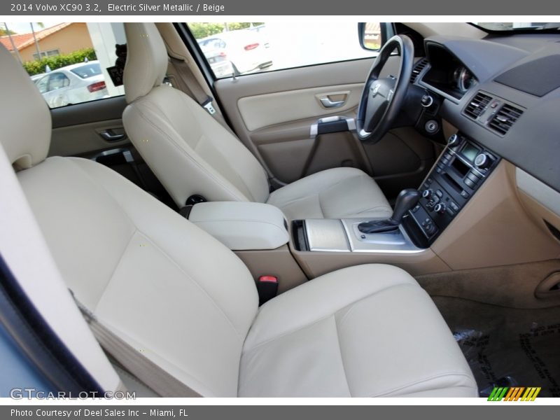 Electric Silver Metallic / Beige 2014 Volvo XC90 3.2