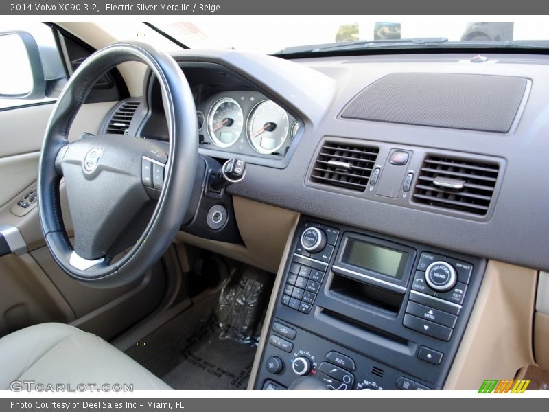 Electric Silver Metallic / Beige 2014 Volvo XC90 3.2