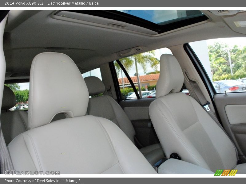 Electric Silver Metallic / Beige 2014 Volvo XC90 3.2