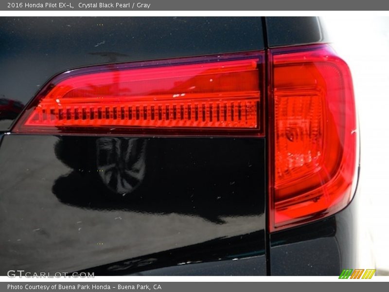 Crystal Black Pearl / Gray 2016 Honda Pilot EX-L