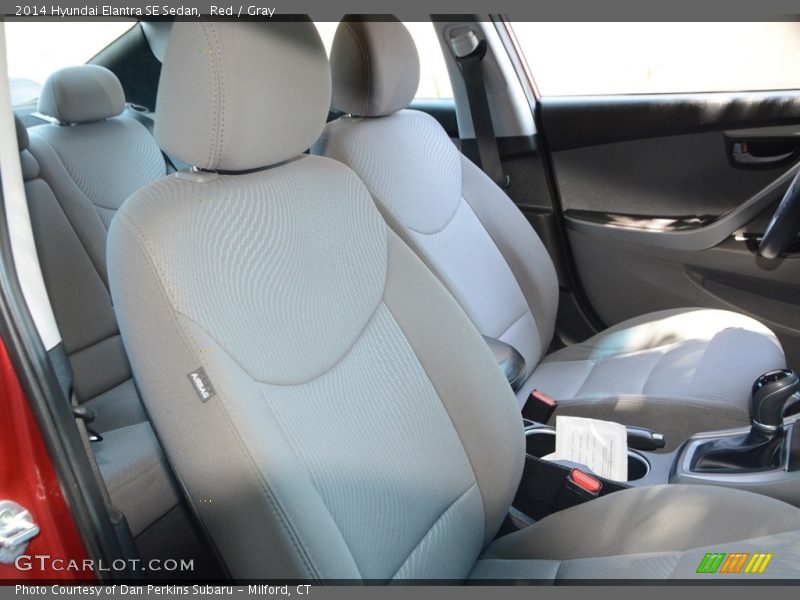 Red / Gray 2014 Hyundai Elantra SE Sedan