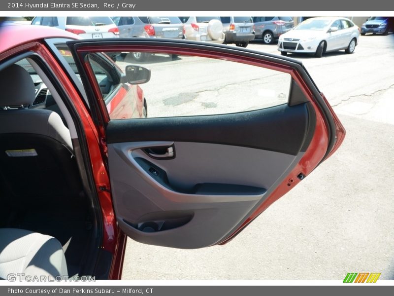 Red / Gray 2014 Hyundai Elantra SE Sedan