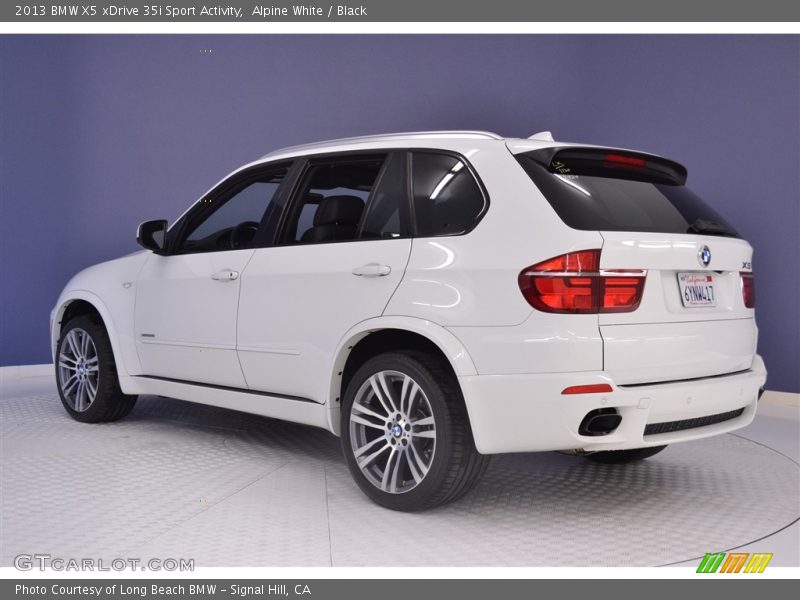 Alpine White / Black 2013 BMW X5 xDrive 35i Sport Activity