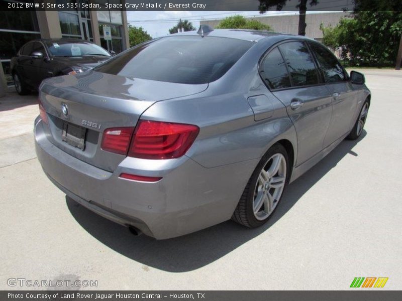 Space Gray Metallic / Everest Gray 2012 BMW 5 Series 535i Sedan