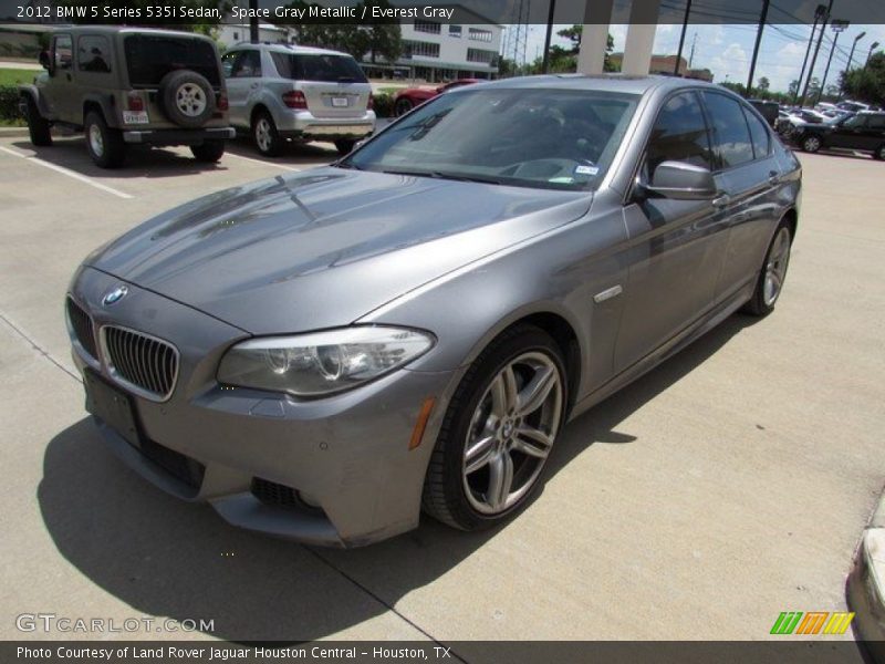 Space Gray Metallic / Everest Gray 2012 BMW 5 Series 535i Sedan