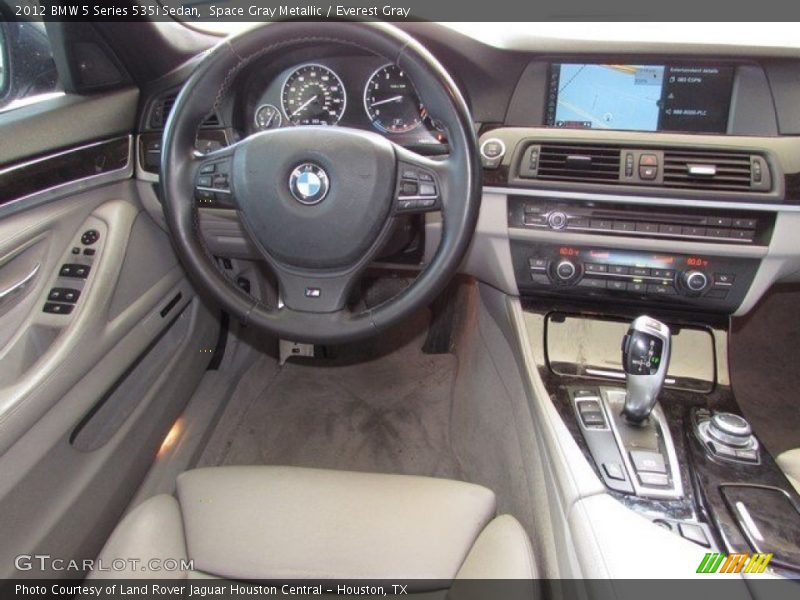 Space Gray Metallic / Everest Gray 2012 BMW 5 Series 535i Sedan