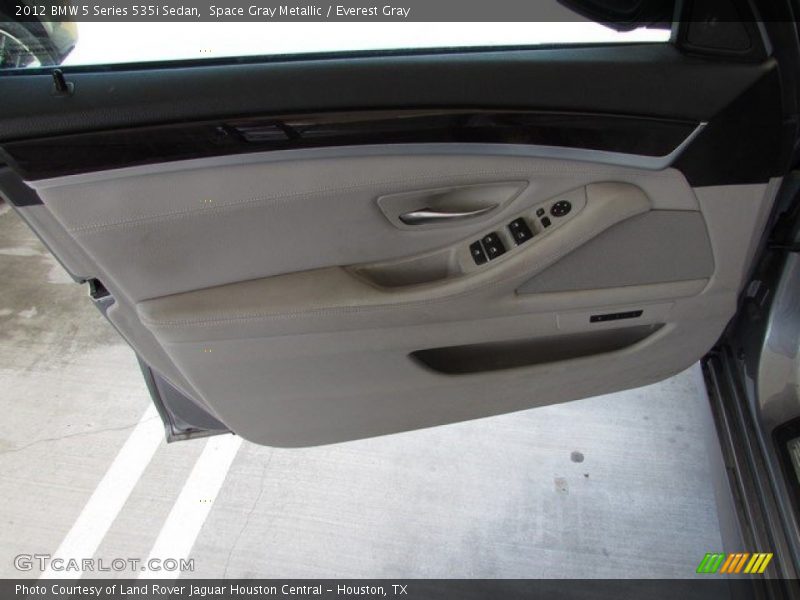 Space Gray Metallic / Everest Gray 2012 BMW 5 Series 535i Sedan