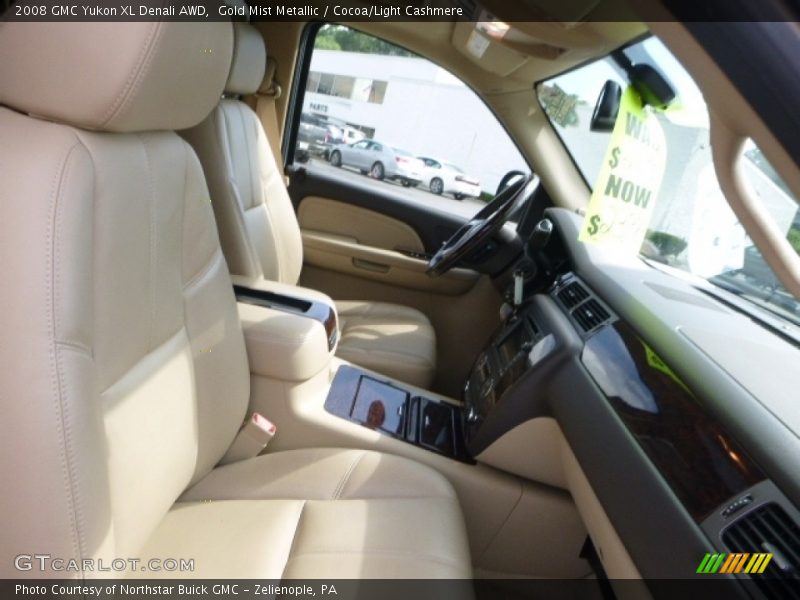 Gold Mist Metallic / Cocoa/Light Cashmere 2008 GMC Yukon XL Denali AWD