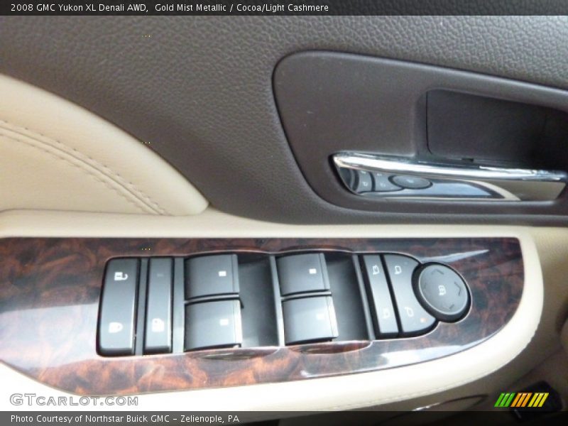 Gold Mist Metallic / Cocoa/Light Cashmere 2008 GMC Yukon XL Denali AWD