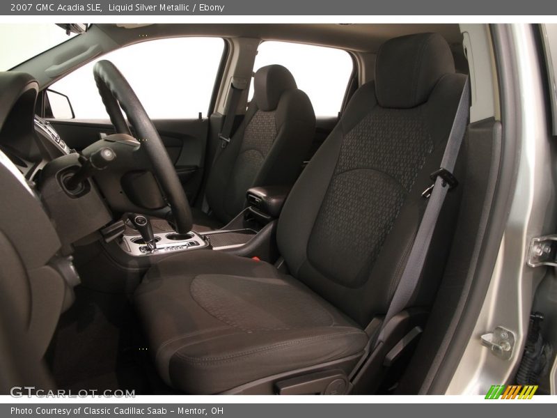 Liquid Silver Metallic / Ebony 2007 GMC Acadia SLE