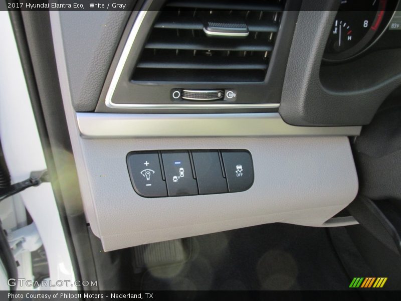 Controls of 2017 Elantra Eco