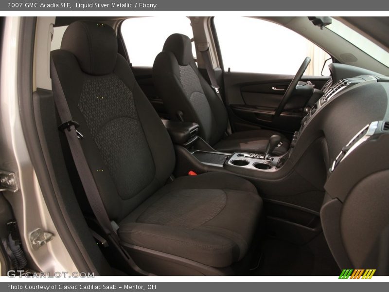 Liquid Silver Metallic / Ebony 2007 GMC Acadia SLE
