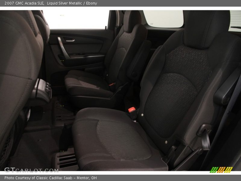 Liquid Silver Metallic / Ebony 2007 GMC Acadia SLE