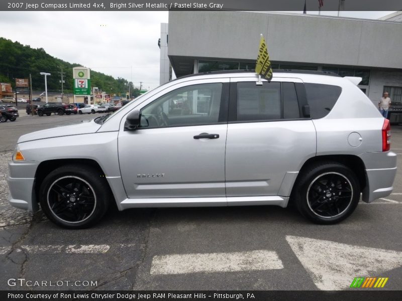 Bright Silver Metallic / Pastel Slate Gray 2007 Jeep Compass Limited 4x4