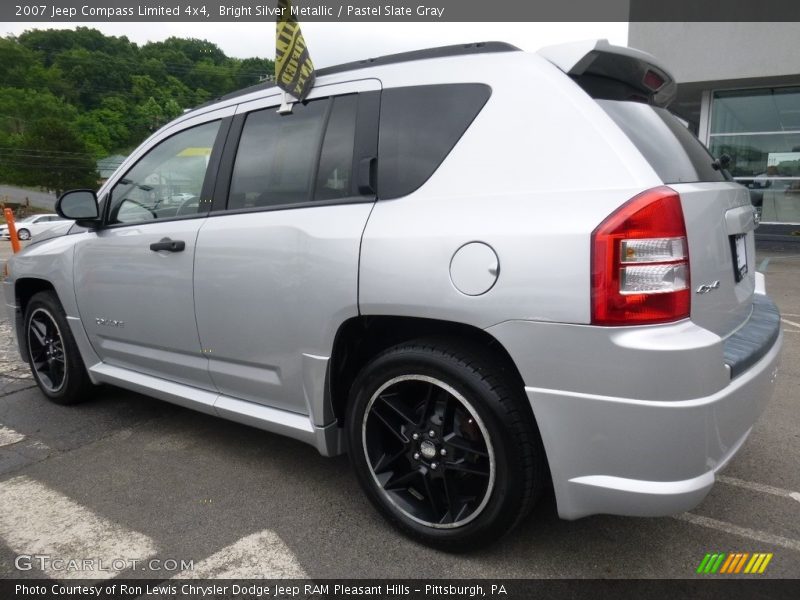 Bright Silver Metallic / Pastel Slate Gray 2007 Jeep Compass Limited 4x4