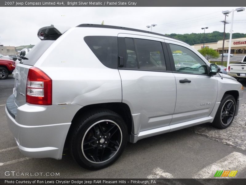 Bright Silver Metallic / Pastel Slate Gray 2007 Jeep Compass Limited 4x4