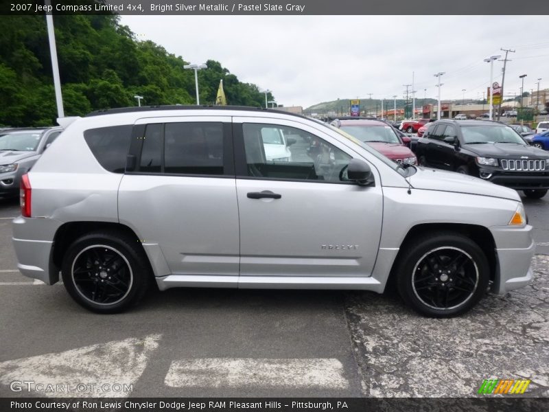 Bright Silver Metallic / Pastel Slate Gray 2007 Jeep Compass Limited 4x4