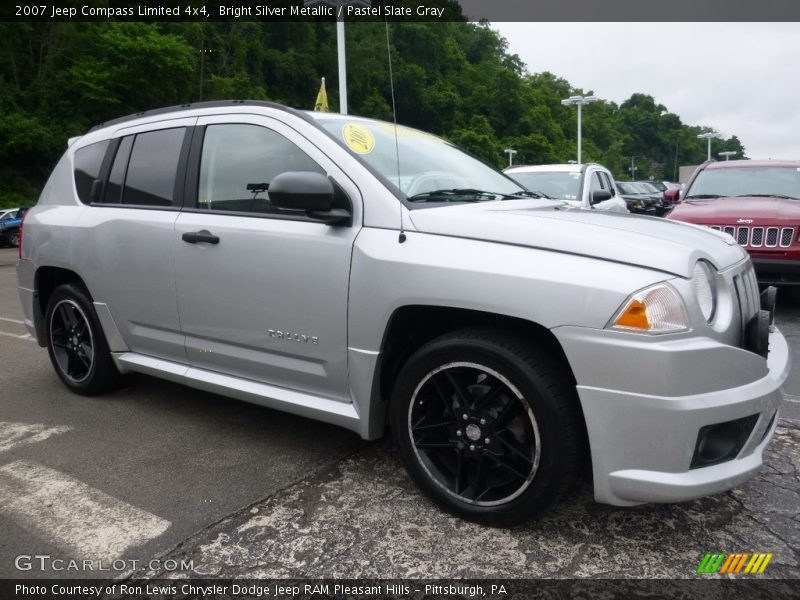 Bright Silver Metallic / Pastel Slate Gray 2007 Jeep Compass Limited 4x4