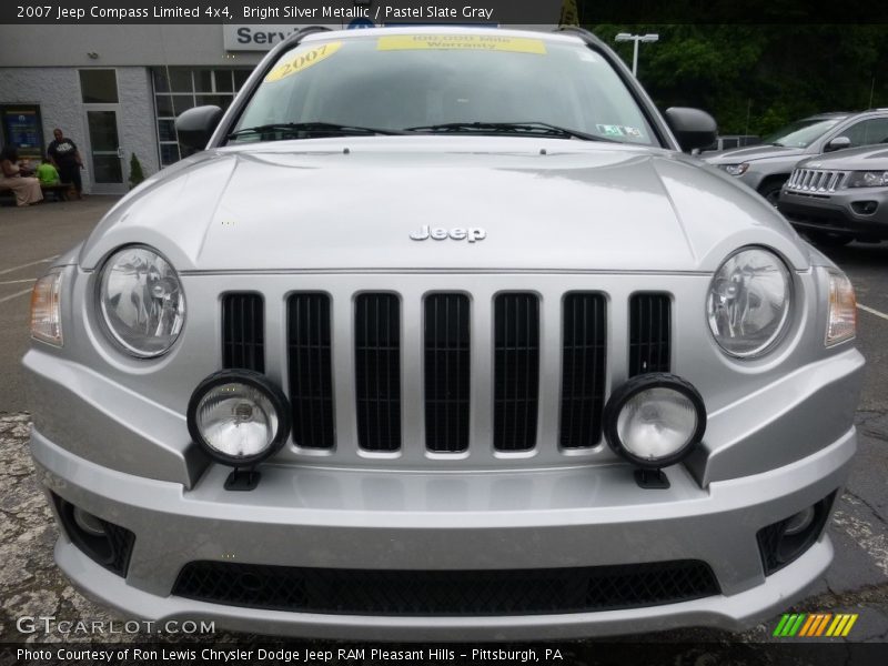 Bright Silver Metallic / Pastel Slate Gray 2007 Jeep Compass Limited 4x4