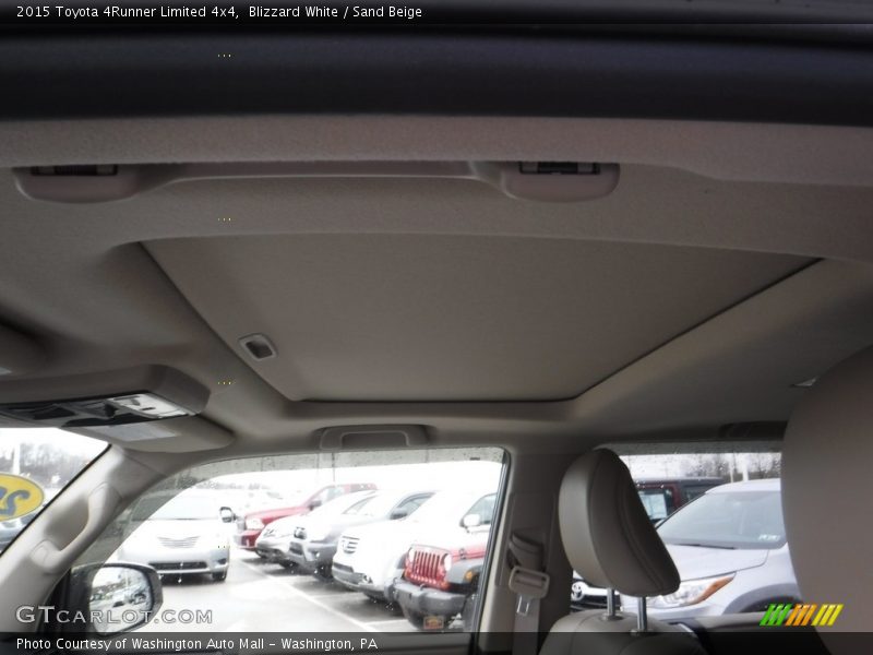 Blizzard White / Sand Beige 2015 Toyota 4Runner Limited 4x4
