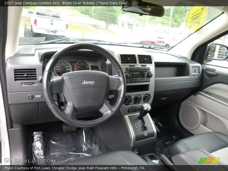 Bright Silver Metallic / Pastel Slate Gray 2007 Jeep Compass Limited 4x4