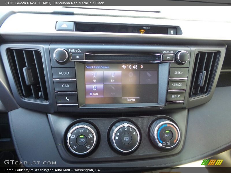 Barcelona Red Metallic / Black 2016 Toyota RAV4 LE AWD
