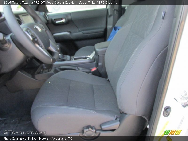 Super White / TRD Graphite 2016 Toyota Tacoma TRD Off-Road Double Cab 4x4