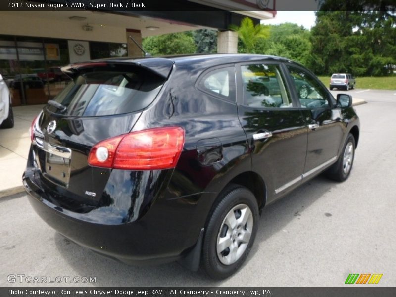 Super Black / Black 2012 Nissan Rogue S AWD
