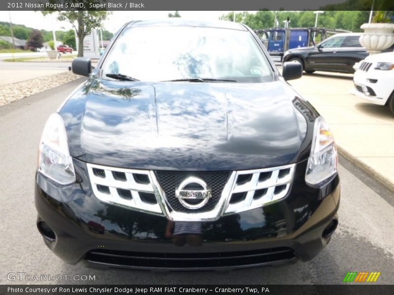 Super Black / Black 2012 Nissan Rogue S AWD