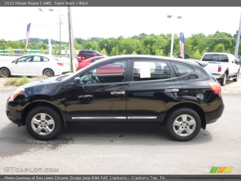 Super Black / Black 2012 Nissan Rogue S AWD