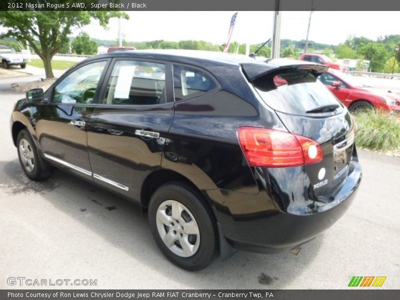 Super Black / Black 2012 Nissan Rogue S AWD