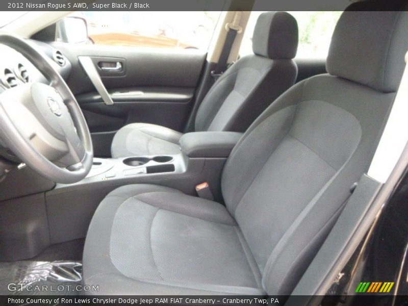 Super Black / Black 2012 Nissan Rogue S AWD