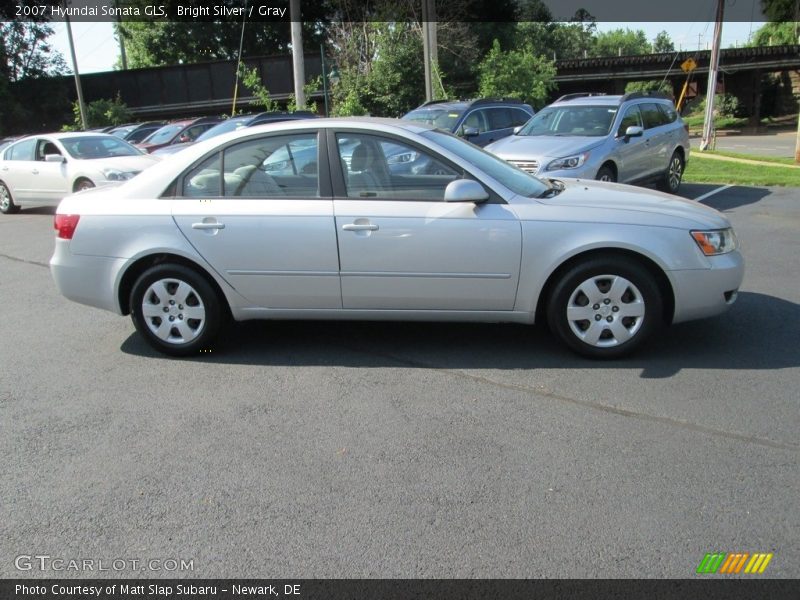 Bright Silver / Gray 2007 Hyundai Sonata GLS