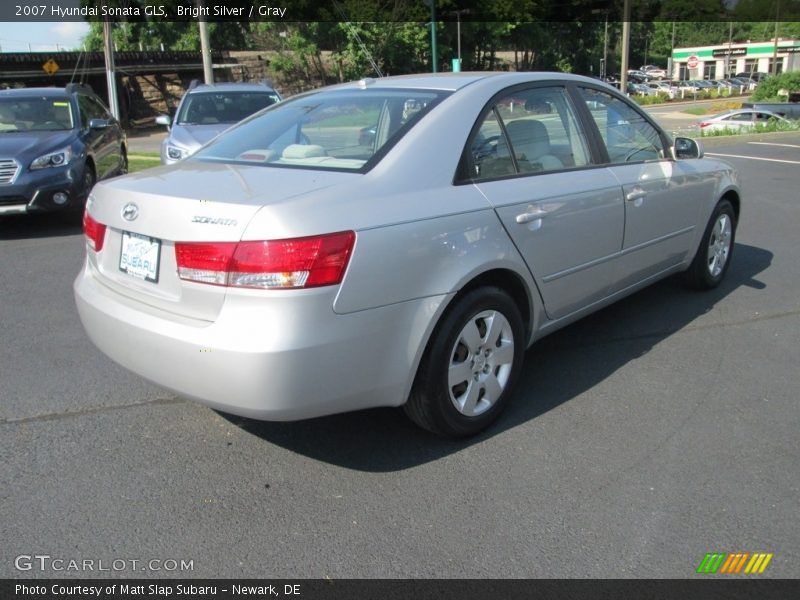 Bright Silver / Gray 2007 Hyundai Sonata GLS