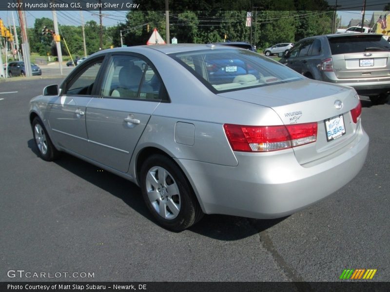 Bright Silver / Gray 2007 Hyundai Sonata GLS