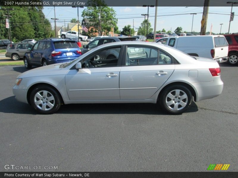 Bright Silver / Gray 2007 Hyundai Sonata GLS