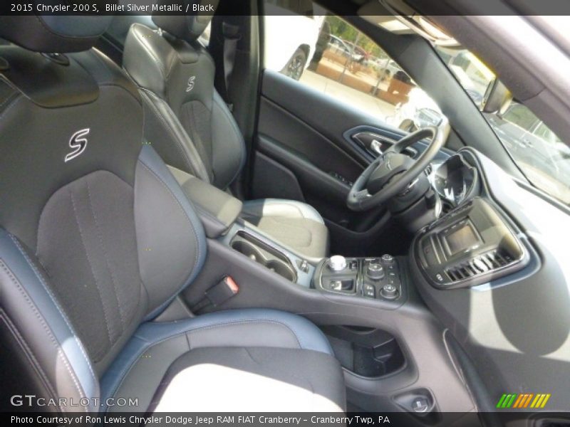 Billet Silver Metallic / Black 2015 Chrysler 200 S