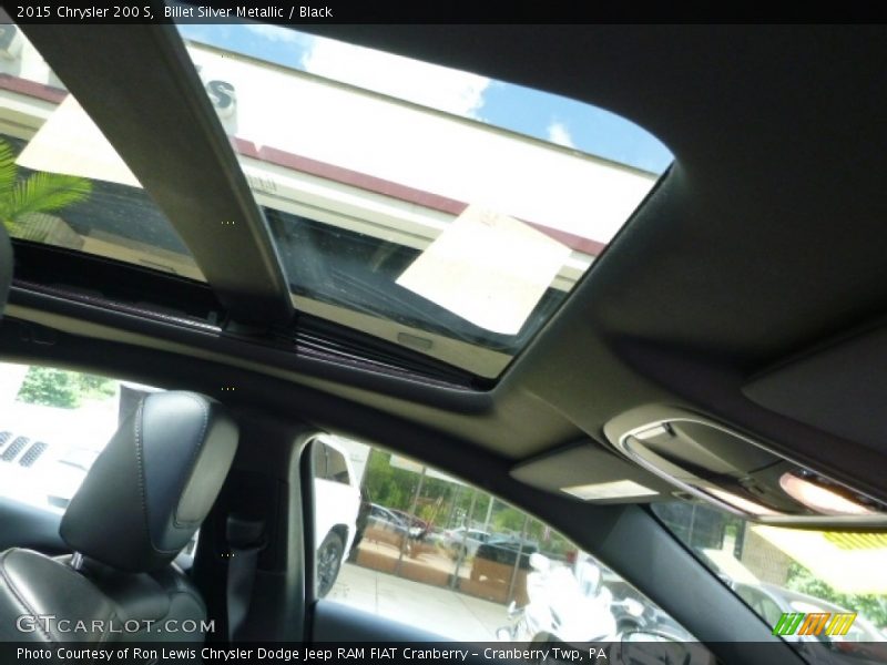 Billet Silver Metallic / Black 2015 Chrysler 200 S