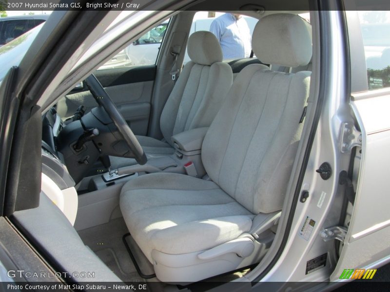 Bright Silver / Gray 2007 Hyundai Sonata GLS