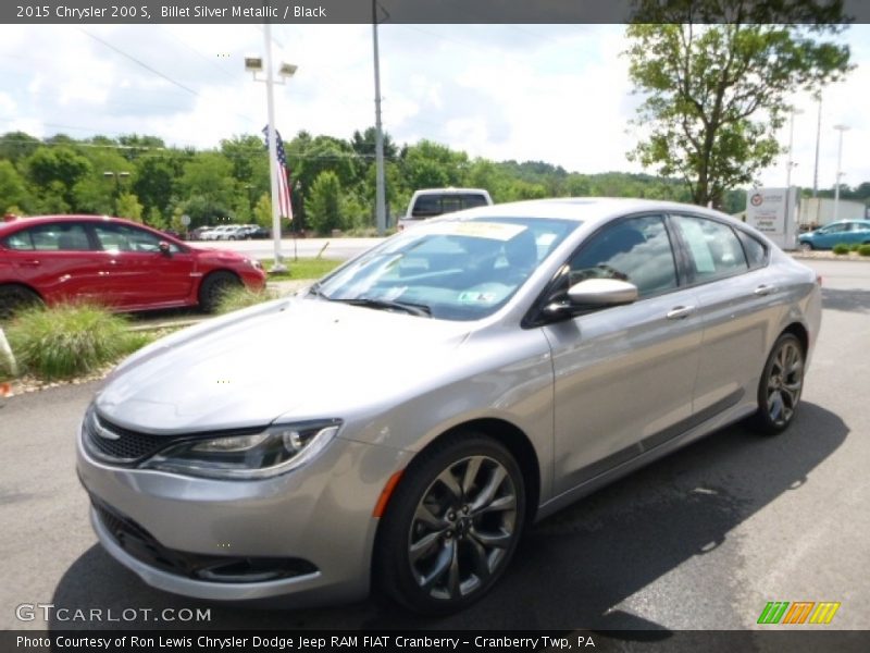 Billet Silver Metallic / Black 2015 Chrysler 200 S