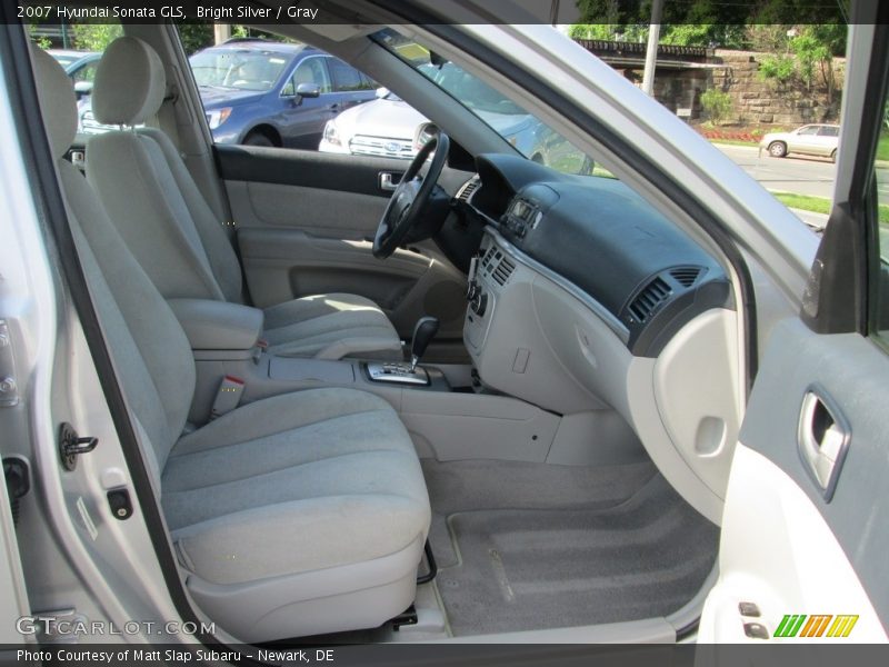Bright Silver / Gray 2007 Hyundai Sonata GLS