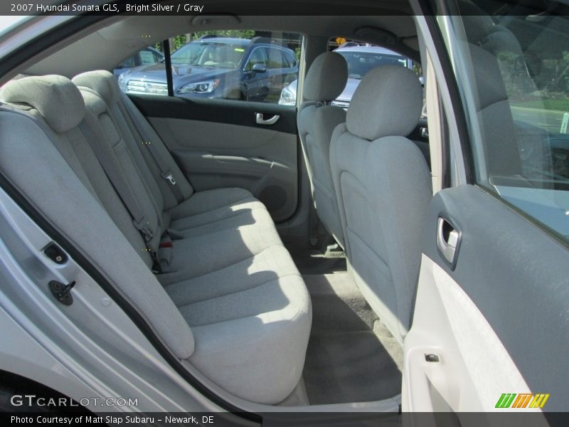 Bright Silver / Gray 2007 Hyundai Sonata GLS