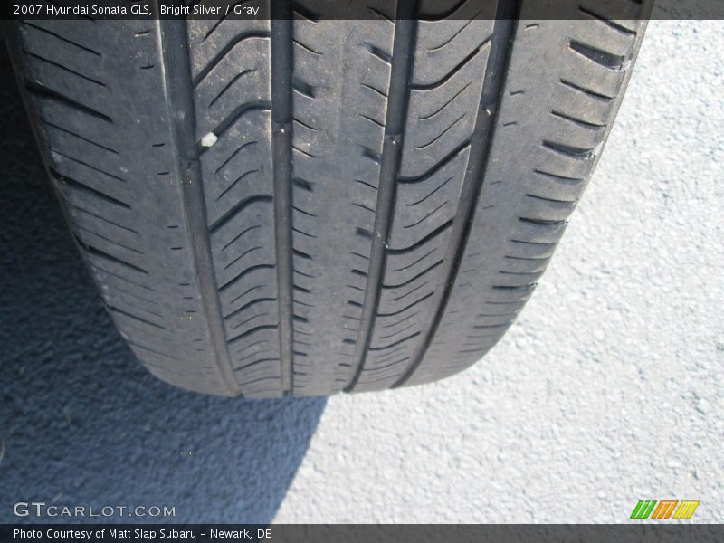 Bright Silver / Gray 2007 Hyundai Sonata GLS