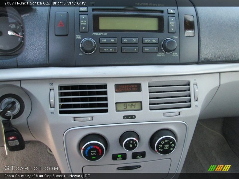 Bright Silver / Gray 2007 Hyundai Sonata GLS