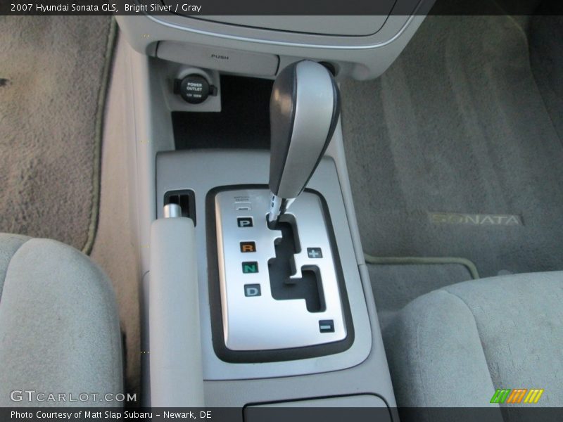 Bright Silver / Gray 2007 Hyundai Sonata GLS