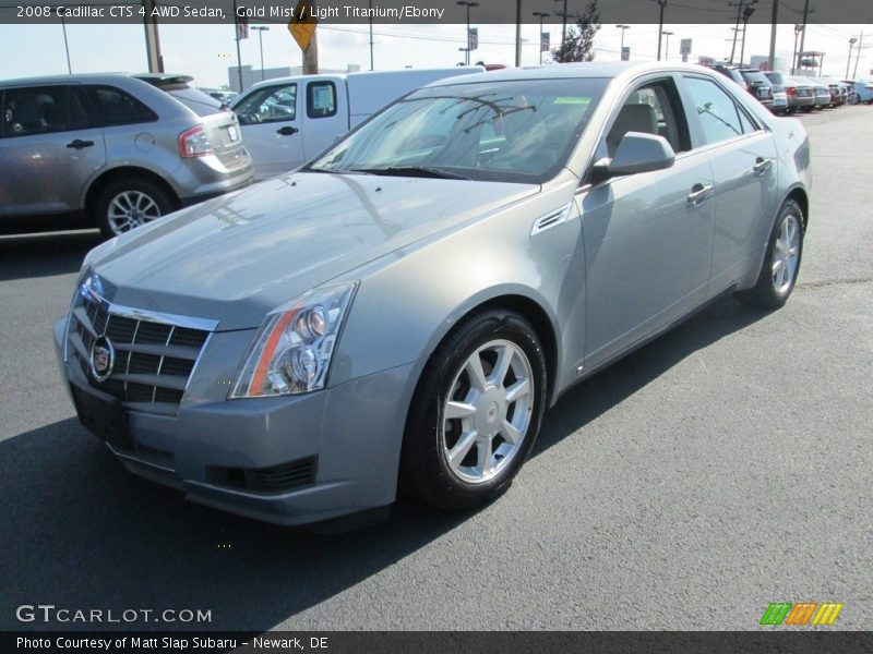 Gold Mist / Light Titanium/Ebony 2008 Cadillac CTS 4 AWD Sedan