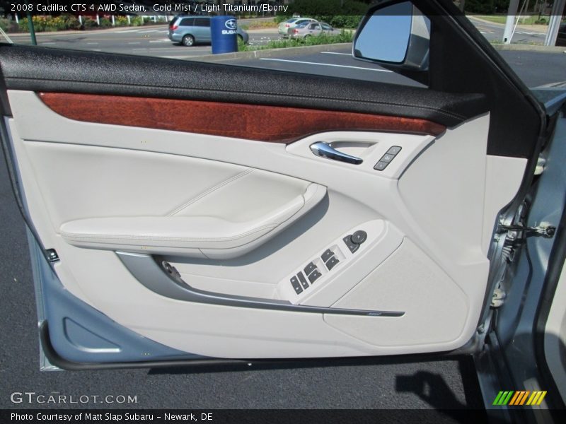 Gold Mist / Light Titanium/Ebony 2008 Cadillac CTS 4 AWD Sedan