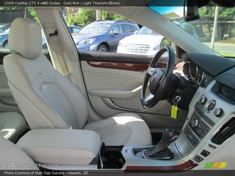 Gold Mist / Light Titanium/Ebony 2008 Cadillac CTS 4 AWD Sedan